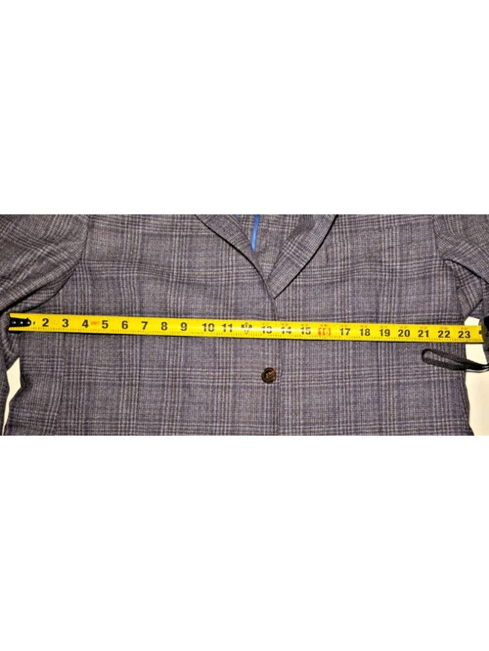 Joseph Abboud Colby Blazer Mens 46R XL Plaid Lanificio di Pray Italy Fabric